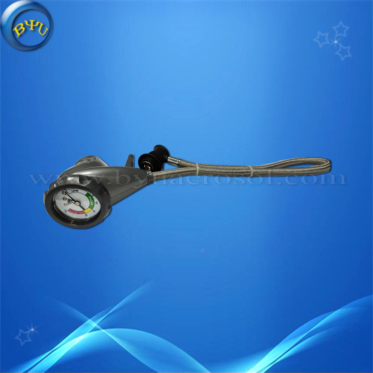R134a Aluminum Manifold Gauge Set 536G Refrigerant Pressure Gauge  for Liquid Fluoride Filling Made in China