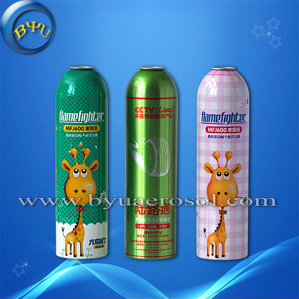 Refillable Aluminum Aerosol Spray Can for Cosmetics Package