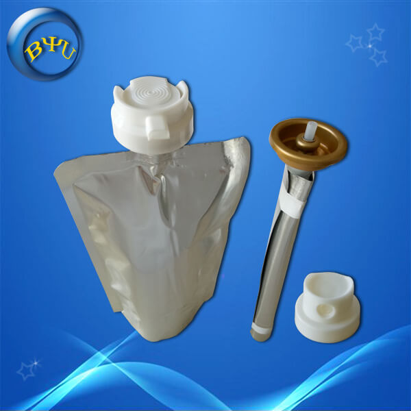 Bag On Valve And Actuators For Shaving Cream