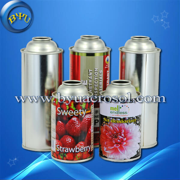 Empty Aerosol Spray Can Tin Can for Air Freshener