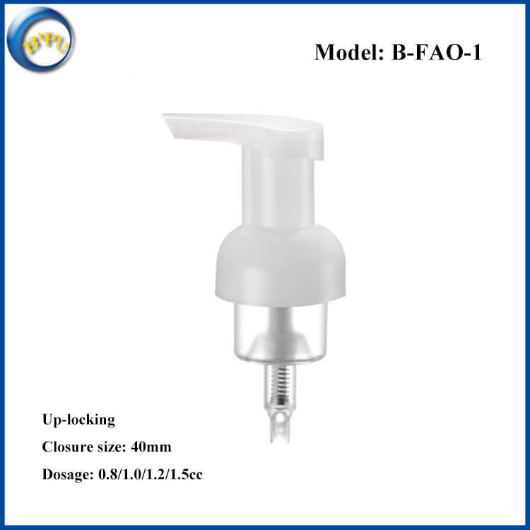 40mm Up-lock Plastic Foam Pump Mousse Foaming Pump for Hand Soap