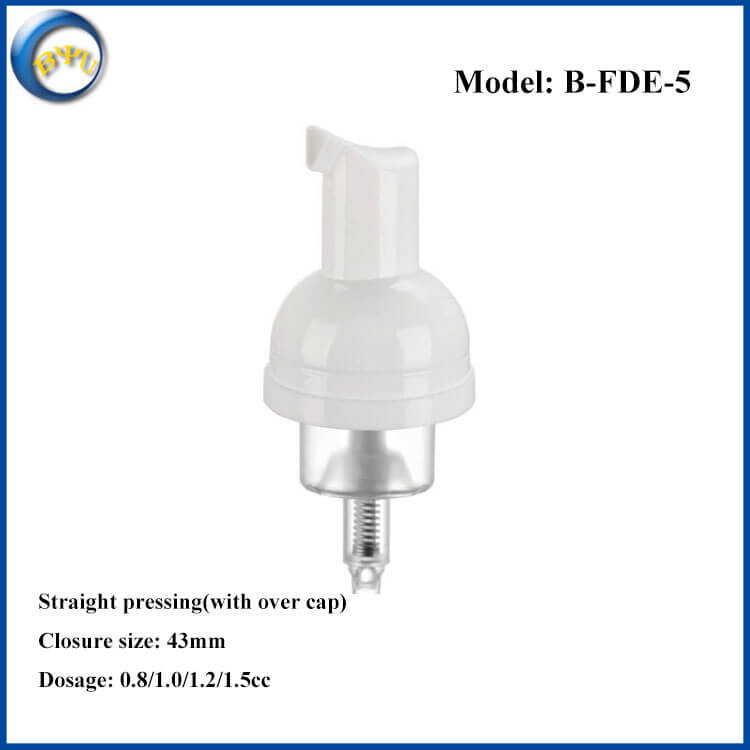 Foam Press Pump for Facial Wash Foam Dispenser Pump for Cleanser Mousse