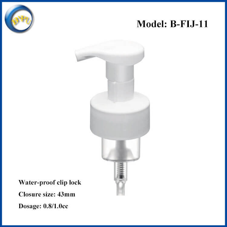 Multi Dosage Foam Pump 0.8/1.0/1.2/1.5cc Fixed Volume Foaming Pump