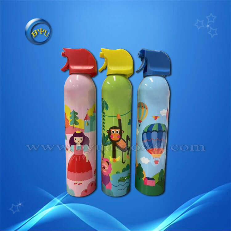 Multi-color Trigger Nozzle Aluminum Aerosol Can