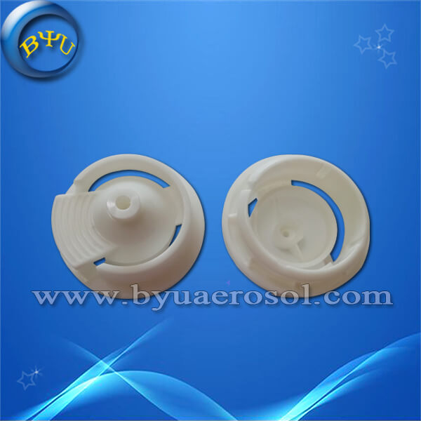 White One-Shot Full Spray Air Freshener Nozzle, One Press Empty Entire Can Aerosol Cap