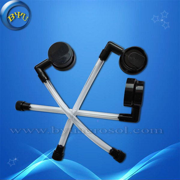Universal Caliber Bent Tube Tire Repair Aerosol Nozzle, Fitting for Car, E-Bike & Motorcycle Tire Sealant for tyre recapping by glue spray