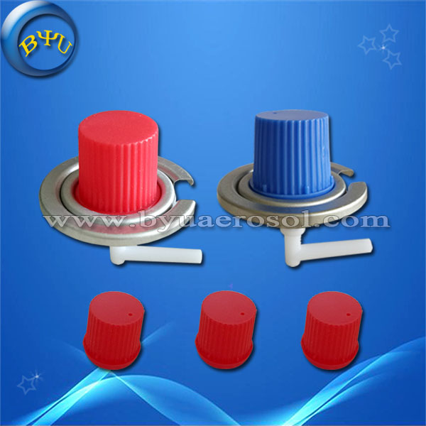 gas camping spray valve and butane gas cartridge aerosol valve