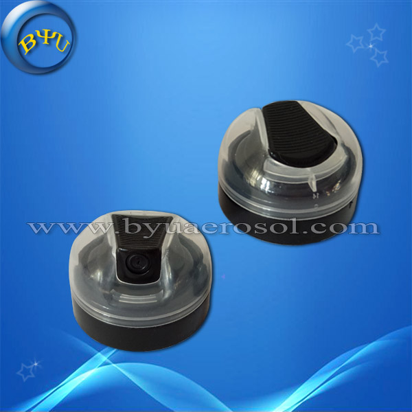 Multi-Function Aerosol Nozzle with Clear Cover for Body Mist